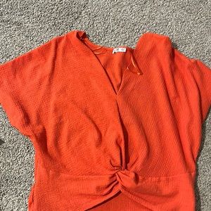 Zara Orange Top